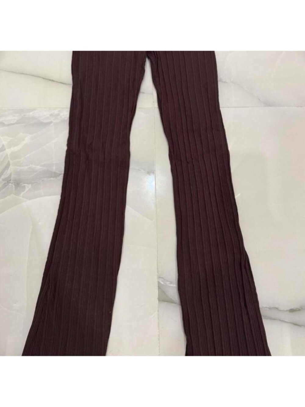 Vintage Y2K Business Casual Two Piece Brown Stripe... - Picture 3 of 5